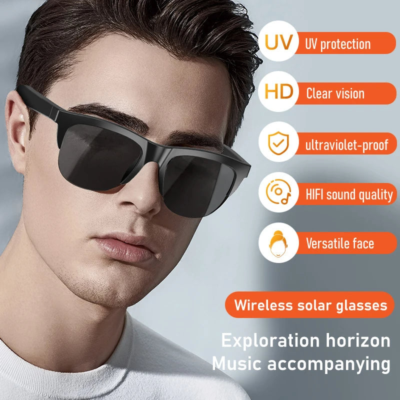 Smart Sunglasse Glasses Bluetooth Call Outdoor Sports Headphones HIF