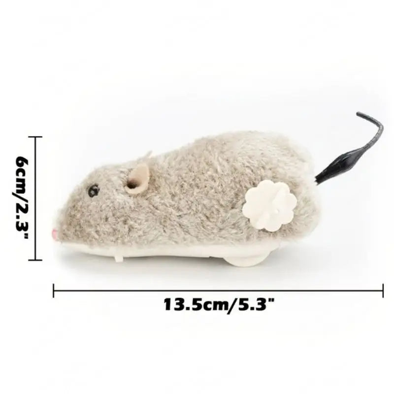 Lifelike Plush Mouse Running Rat Toy for Cats Dogs Tail Mouse