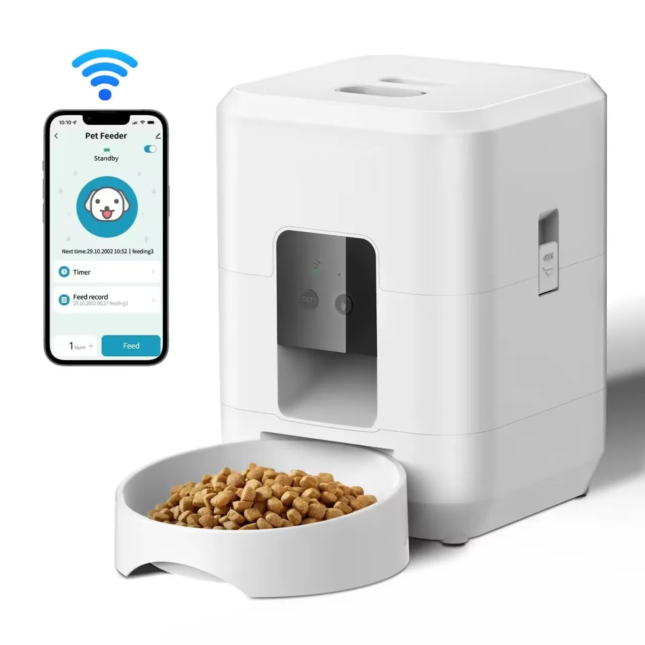 Smart Pet Feeder Automatic Cat Feeder Dog Slow Food Machine