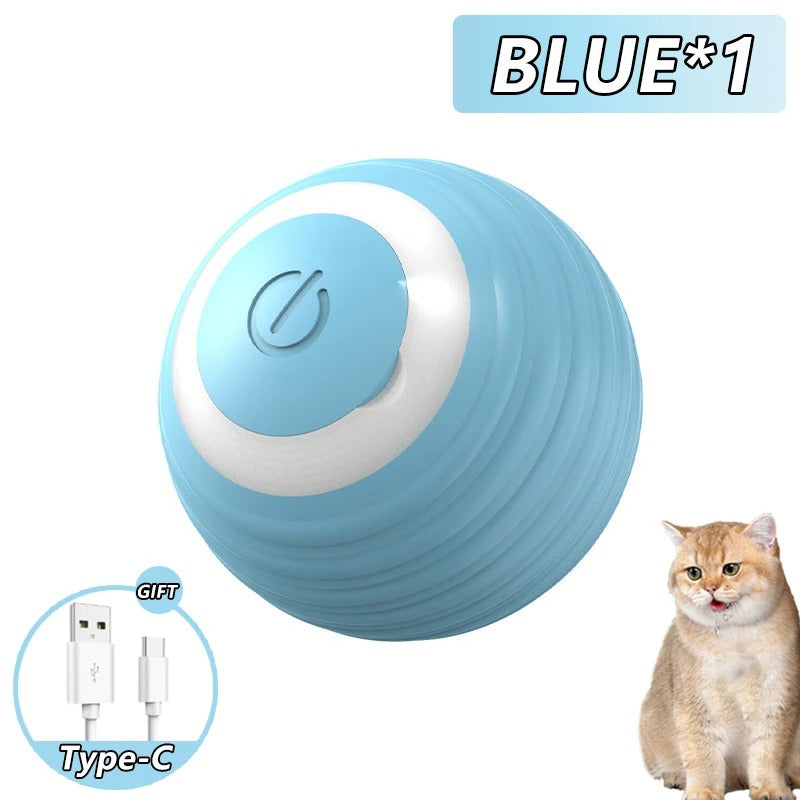 Cat Interactive Ball Toys Automatic Rolling Ball