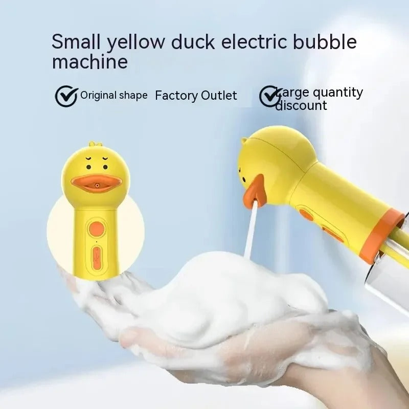 Yellow Duck Pet Cleaning Bathing Electric Foam Machine