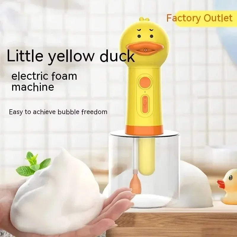 Yellow Duck Pet Cleaning Bathing Electric Foam Machine