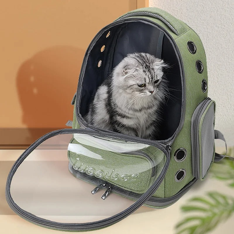 Transparent Pet Cat Carrier Bag Outdoor Travel