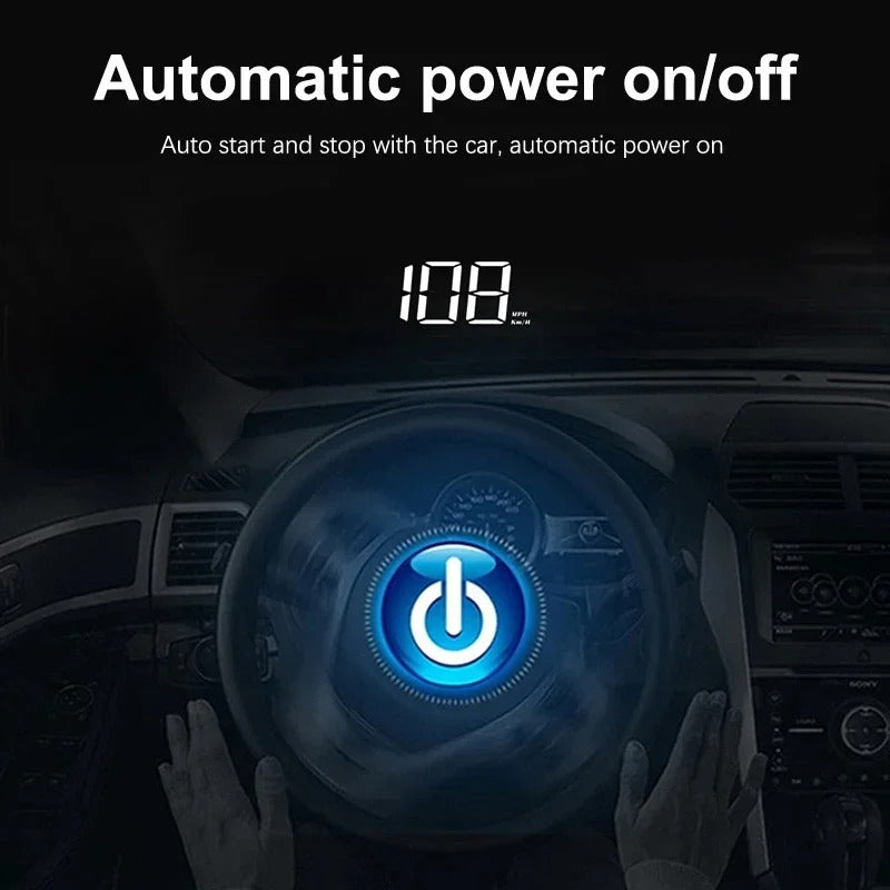 Xiaomi In-vehicle Speedometer HUD Head Up Display Digital Speed Meter